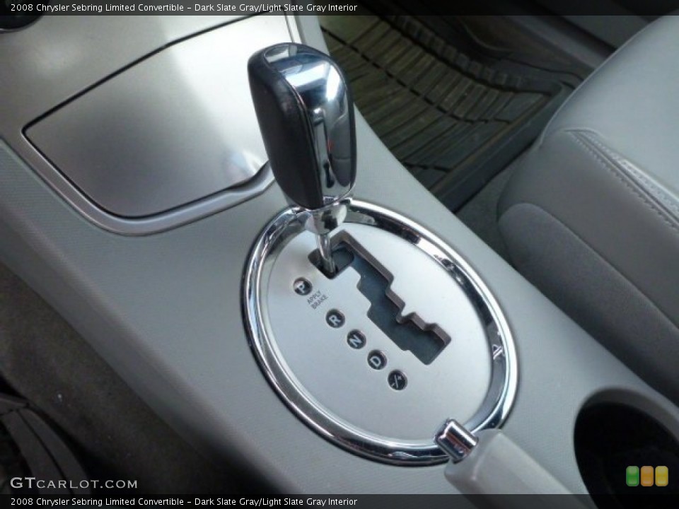 Dark Slate Gray/Light Slate Gray Interior Transmission for the 2008 Chrysler Sebring Limited Convertible #77484384