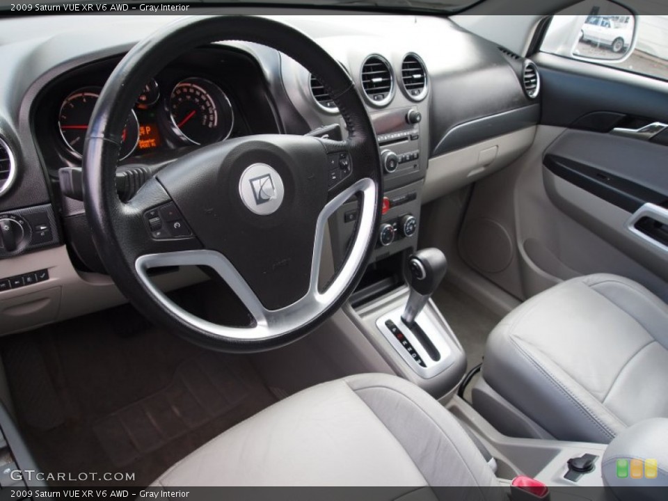 Gray Interior Prime Interior for the 2009 Saturn VUE XR V6 AWD #77484565