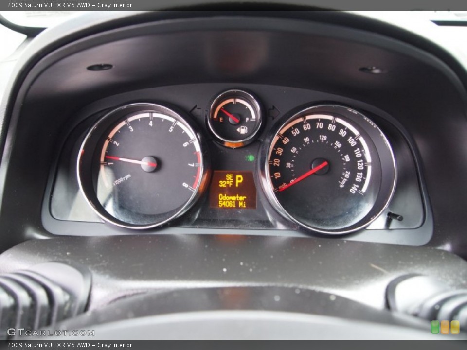 Gray Interior Gauges for the 2009 Saturn VUE XR V6 AWD #77484950