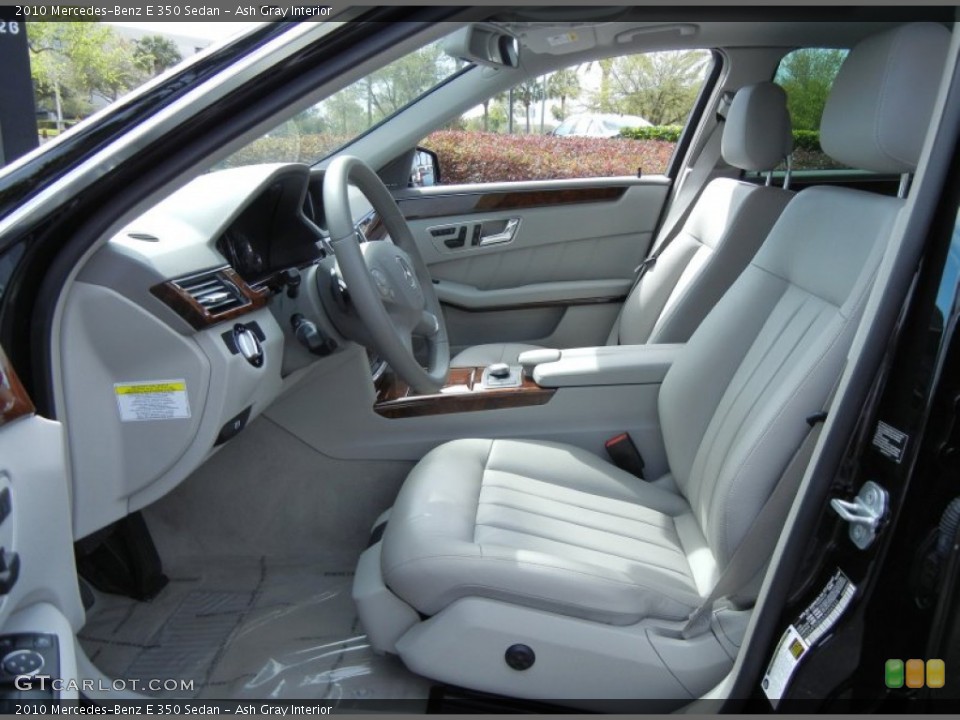 Ash Gray Interior Photo for the 2010 Mercedes-Benz E 350 Sedan #77485019