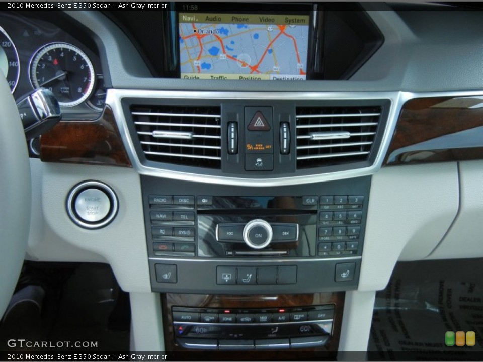Ash Gray Interior Controls for the 2010 Mercedes-Benz E 350 Sedan #77485292