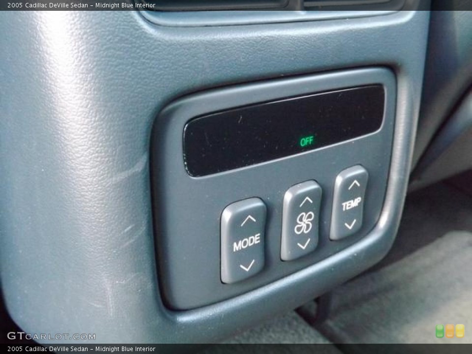 Midnight Blue Interior Controls for the 2005 Cadillac DeVille Sedan #77485763