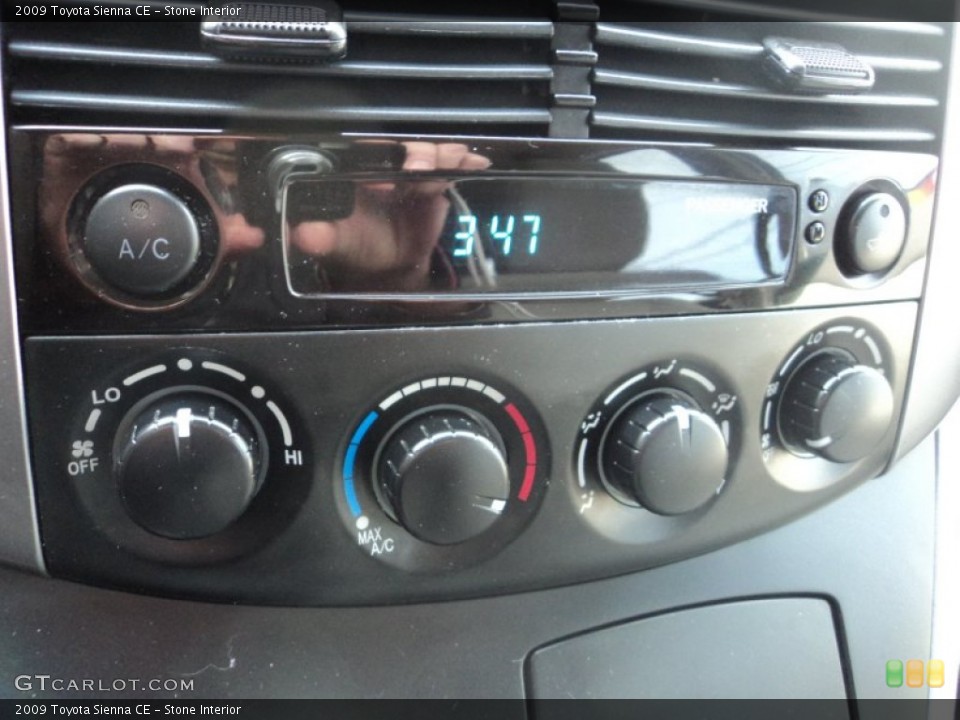 Stone Interior Controls for the 2009 Toyota Sienna CE #77485818