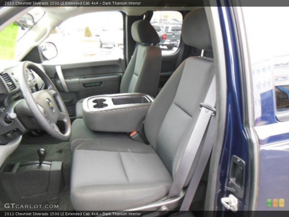 Dark Titanium Interior Front Seat for the 2011 Chevrolet Silverado 1500 LS Extended Cab 4x4 #77486208