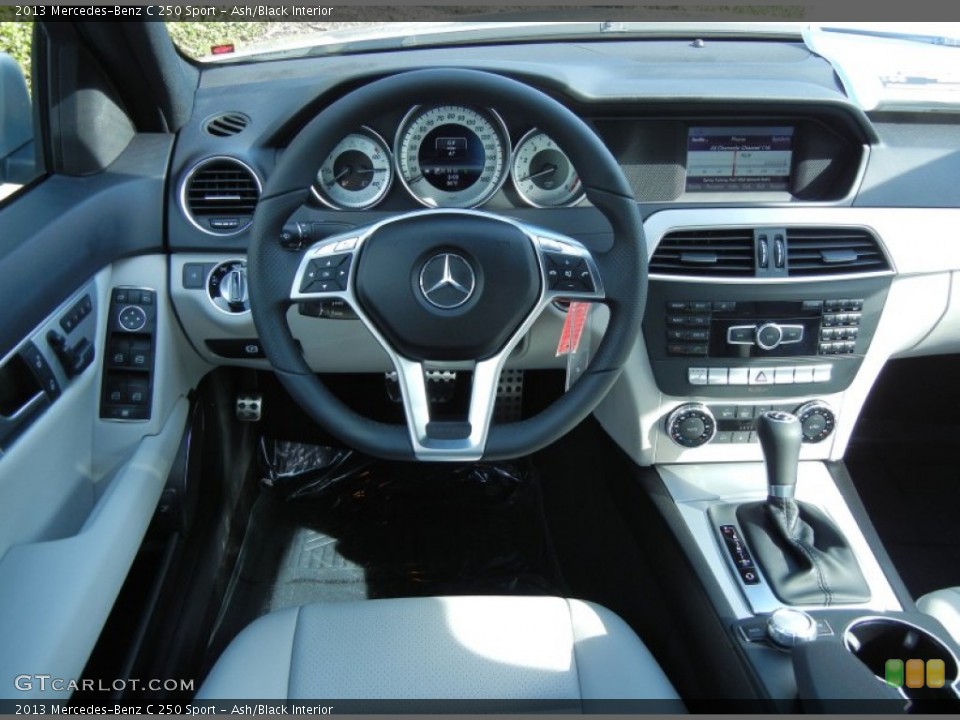 Ash/Black Interior Dashboard for the 2013 Mercedes-Benz C 250 Sport #77486885