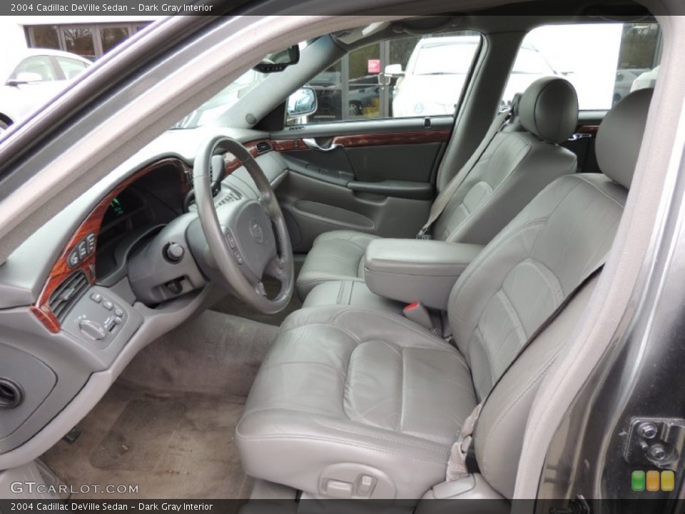 Dark Gray Interior Front Seat for the 2004 Cadillac DeVille Sedan #77486995