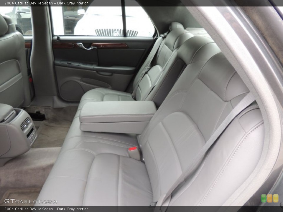 Dark Gray Interior Rear Seat for the 2004 Cadillac DeVille Sedan #77487059