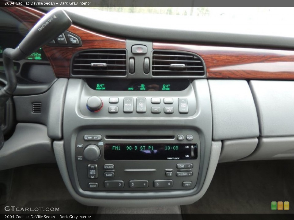 Dark Gray Interior Controls for the 2004 Cadillac DeVille Sedan #77487152