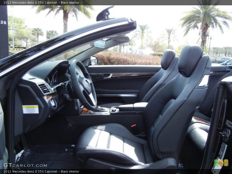 Black Interior Photo for the 2013 Mercedes-Benz E 550 Cabriolet #77487611