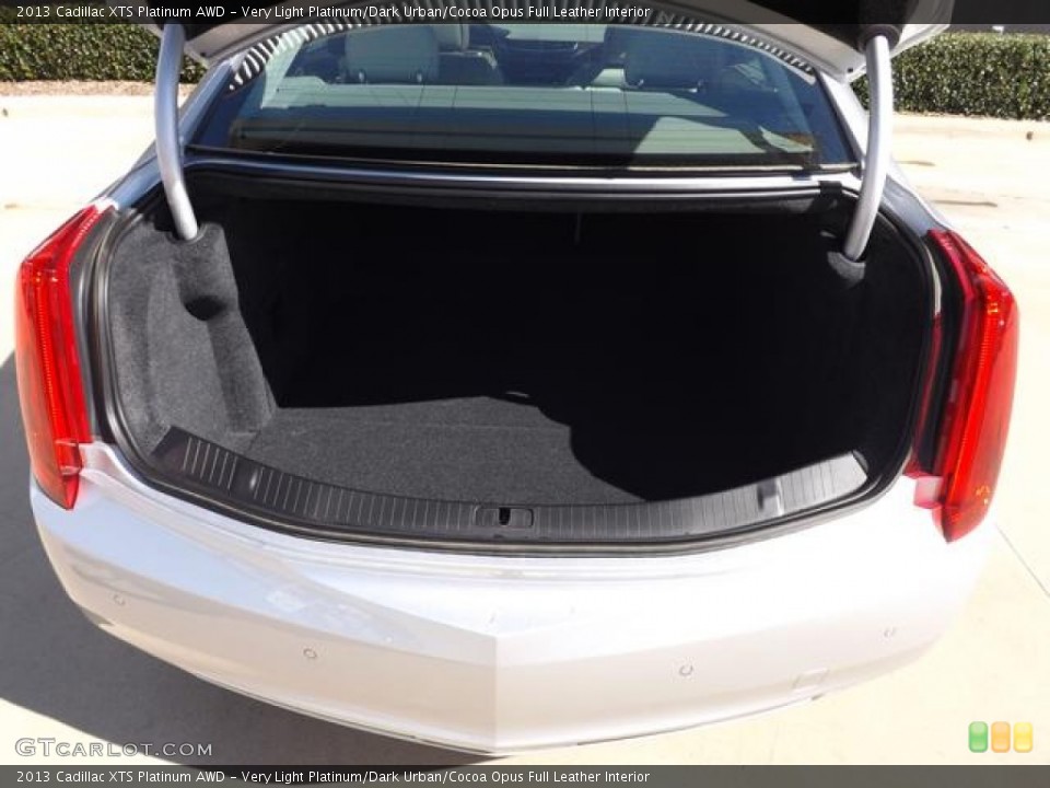 Very Light Platinum/Dark Urban/Cocoa Opus Full Leather Interior Trunk for the 2013 Cadillac XTS Platinum AWD #77487875