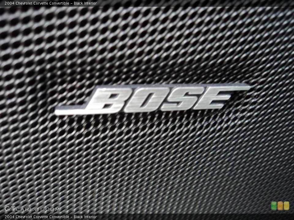 Black Interior Audio System for the 2004 Chevrolet Corvette Convertible #77488004