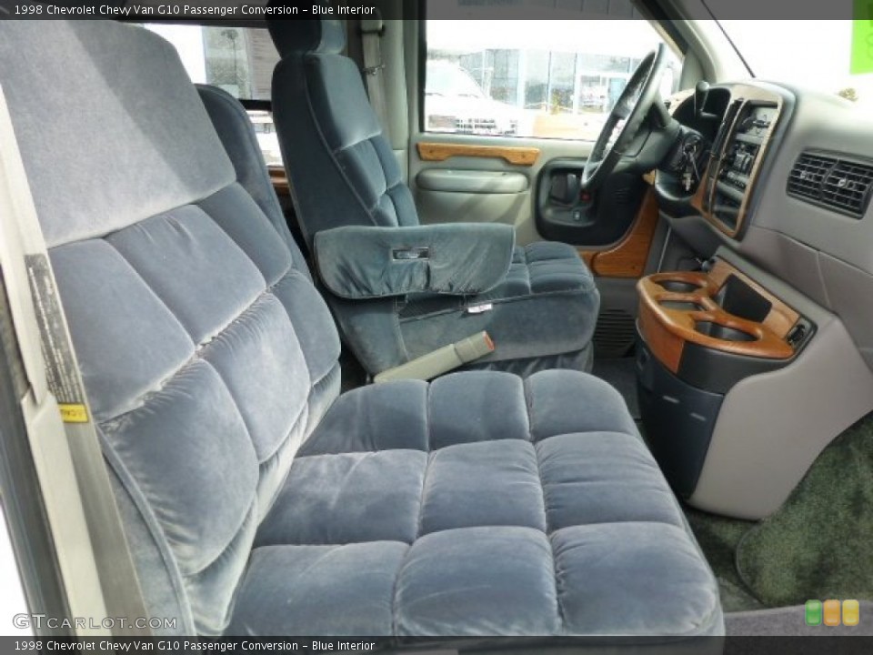 Blue 1998 Chevrolet Chevy Van Interiors