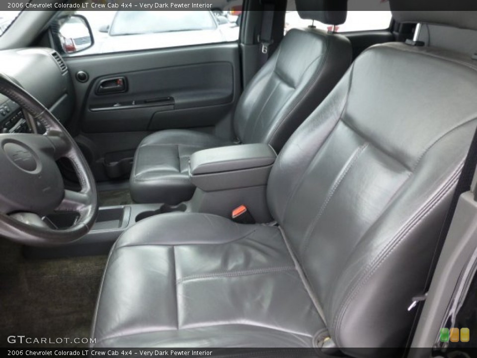 Very Dark Pewter Interior Front Seat for the 2006 Chevrolet Colorado LT Crew Cab 4x4 #77488855