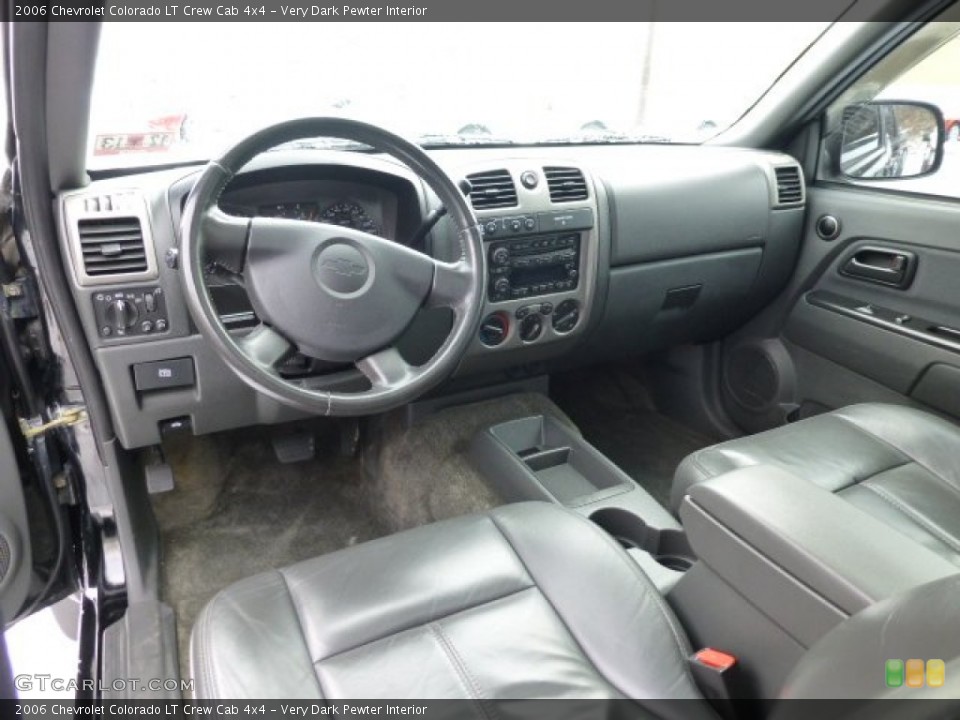 Very Dark Pewter Interior Prime Interior for the 2006 Chevrolet Colorado LT Crew Cab 4x4 #77488904