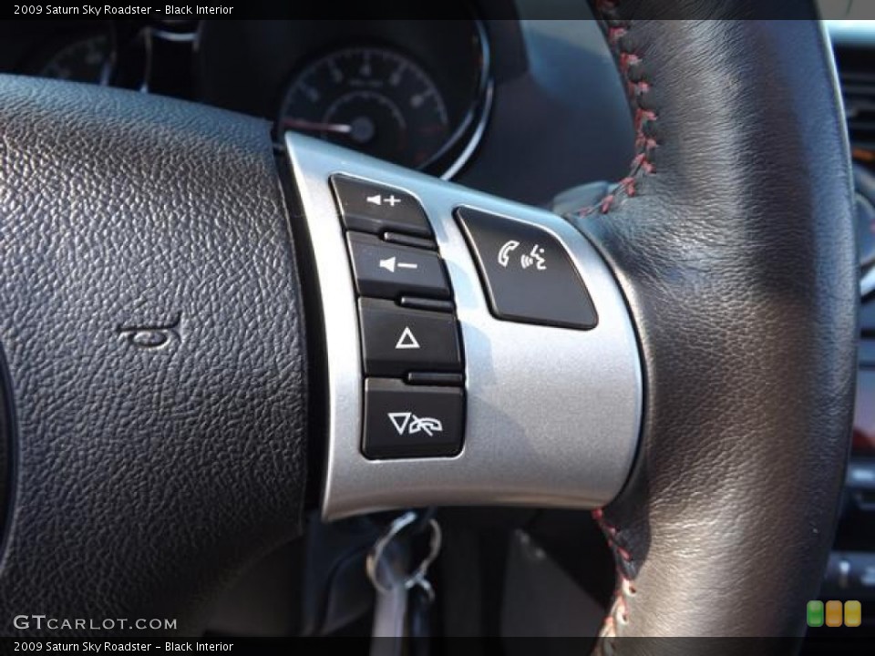 Black Interior Controls for the 2009 Saturn Sky Roadster #77489548