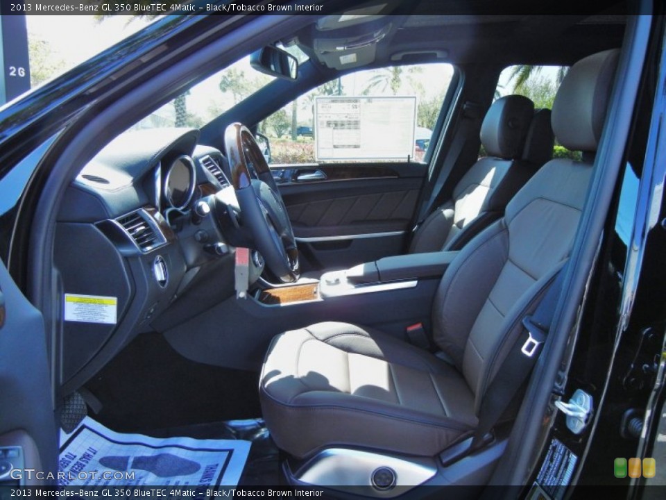 Black/Tobacco Brown Interior Photo for the 2013 Mercedes-Benz GL 350 BlueTEC 4Matic #77489894