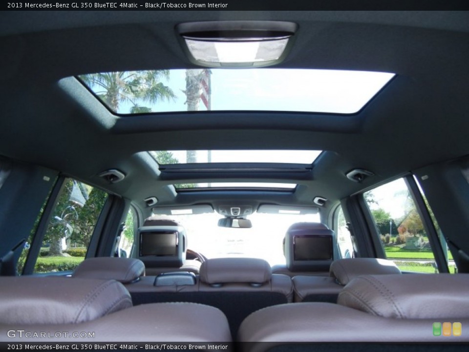 Black/Tobacco Brown Interior Sunroof for the 2013 Mercedes-Benz GL 350 BlueTEC 4Matic #77489975