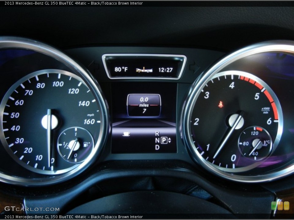 Black/Tobacco Brown Interior Gauges for the 2013 Mercedes-Benz GL 350 BlueTEC 4Matic #77490026
