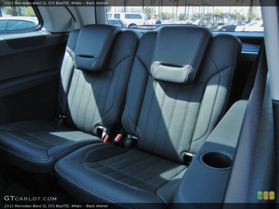 Black Interior Rear Seat for the 2013 Mercedes-Benz GL 350 BlueTEC 4Matic #77490713
