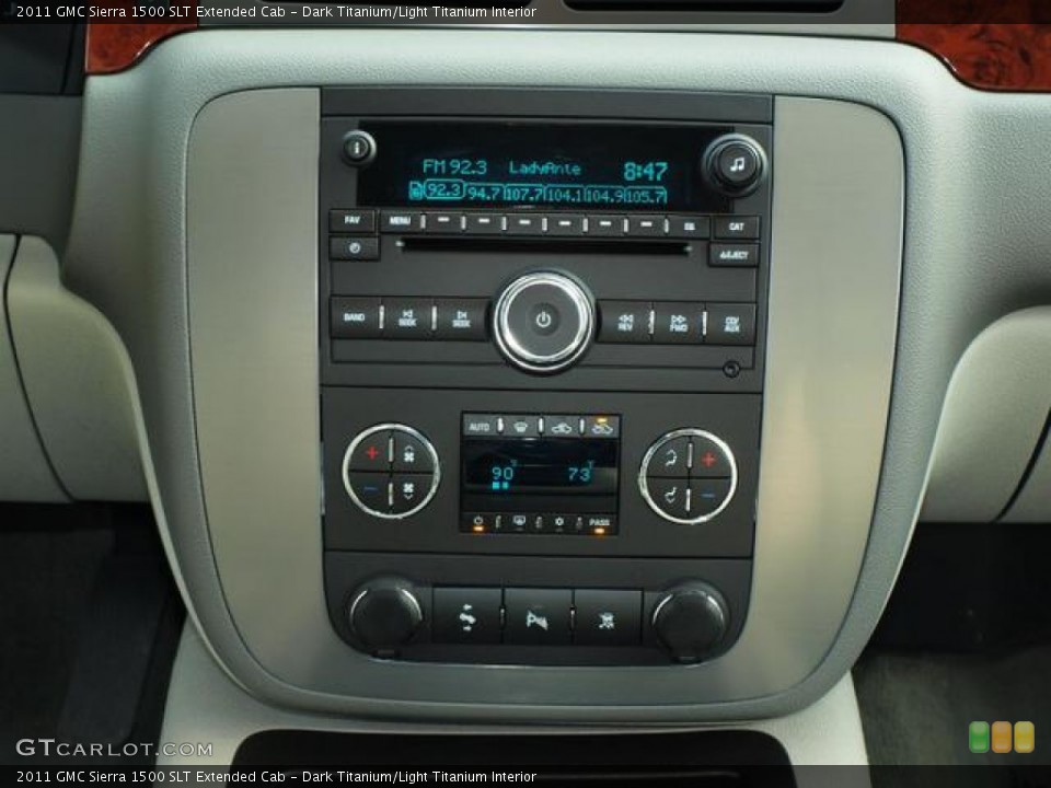 Dark Titanium/Light Titanium Interior Controls for the 2011 GMC Sierra 1500 SLT Extended Cab #77491292