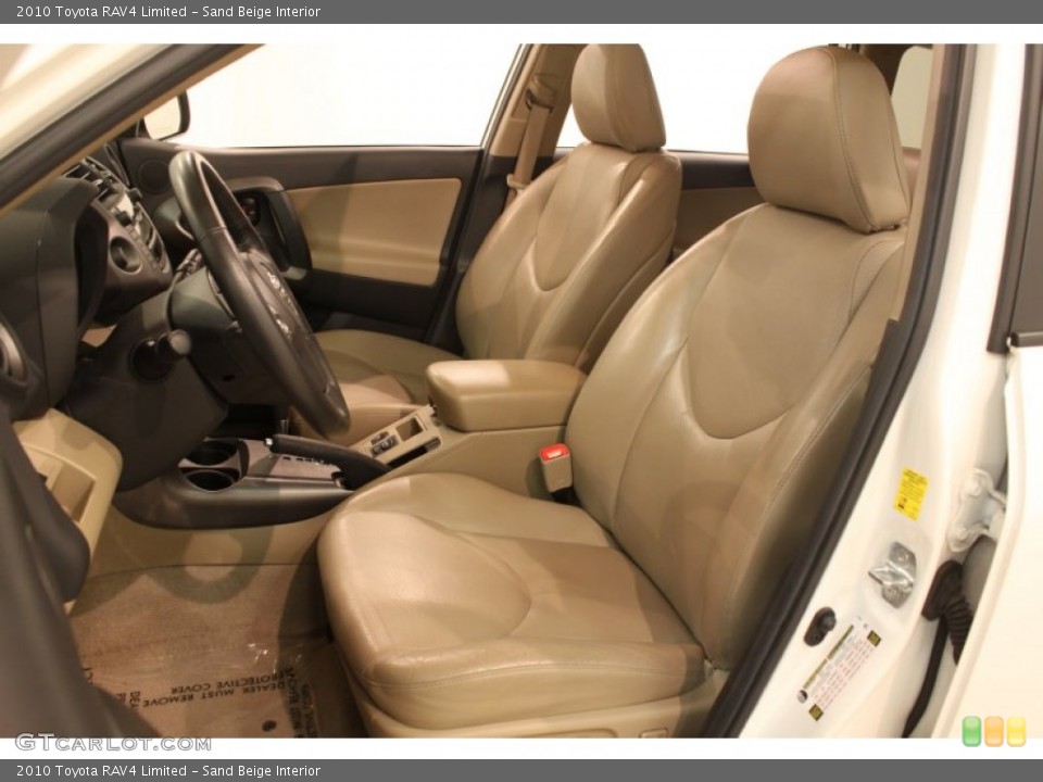 Sand Beige Interior Front Seat for the 2010 Toyota RAV4 Limited #77495167