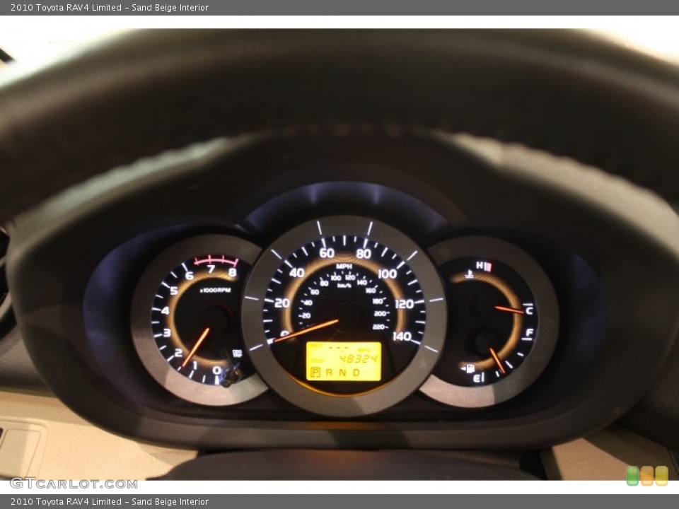 Sand Beige Interior Gauges for the 2010 Toyota RAV4 Limited #77495189