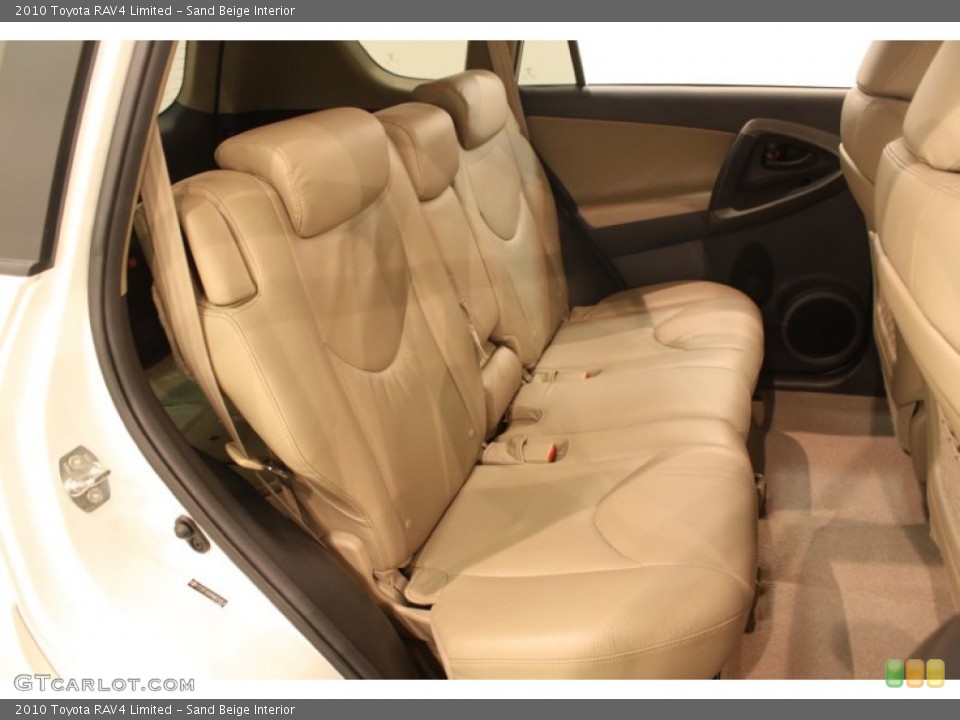 Sand Beige Interior Rear Seat for the 2010 Toyota RAV4 Limited #77495283