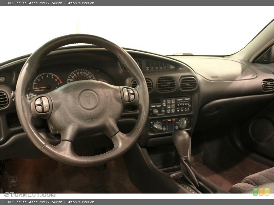 Graphite Interior Dashboard for the 2002 Pontiac Grand Prix GT Sedan #77495603
