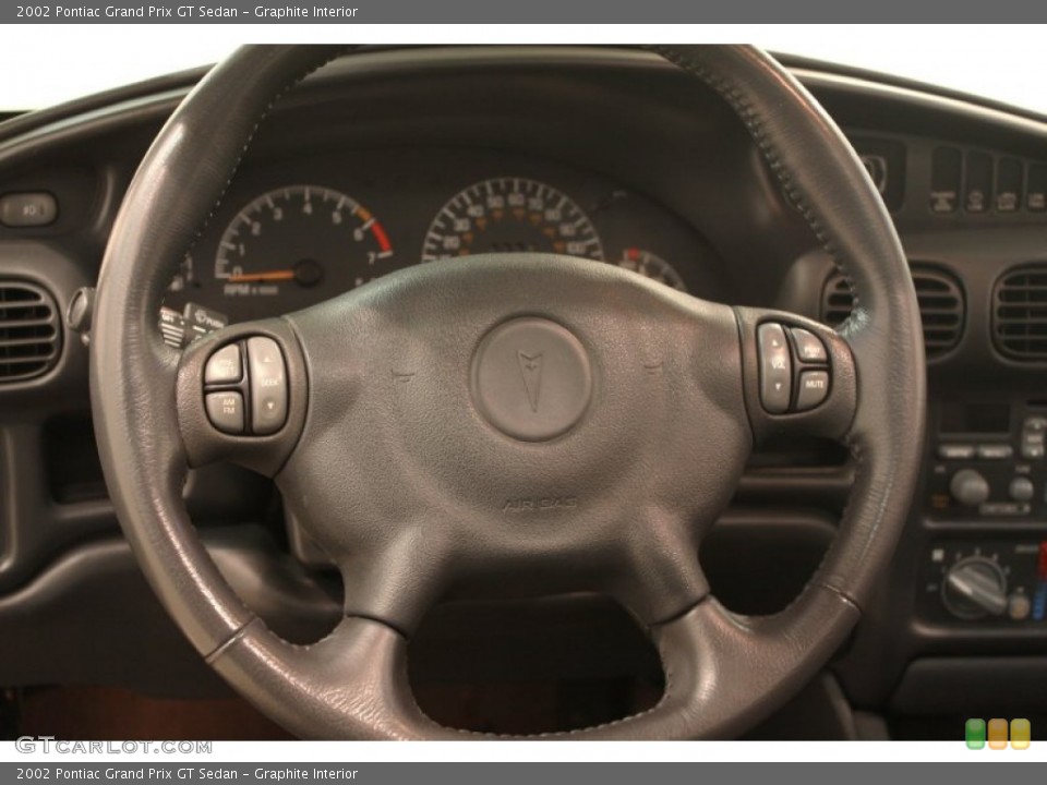 Graphite Interior Steering Wheel for the 2002 Pontiac Grand Prix GT Sedan #77495627