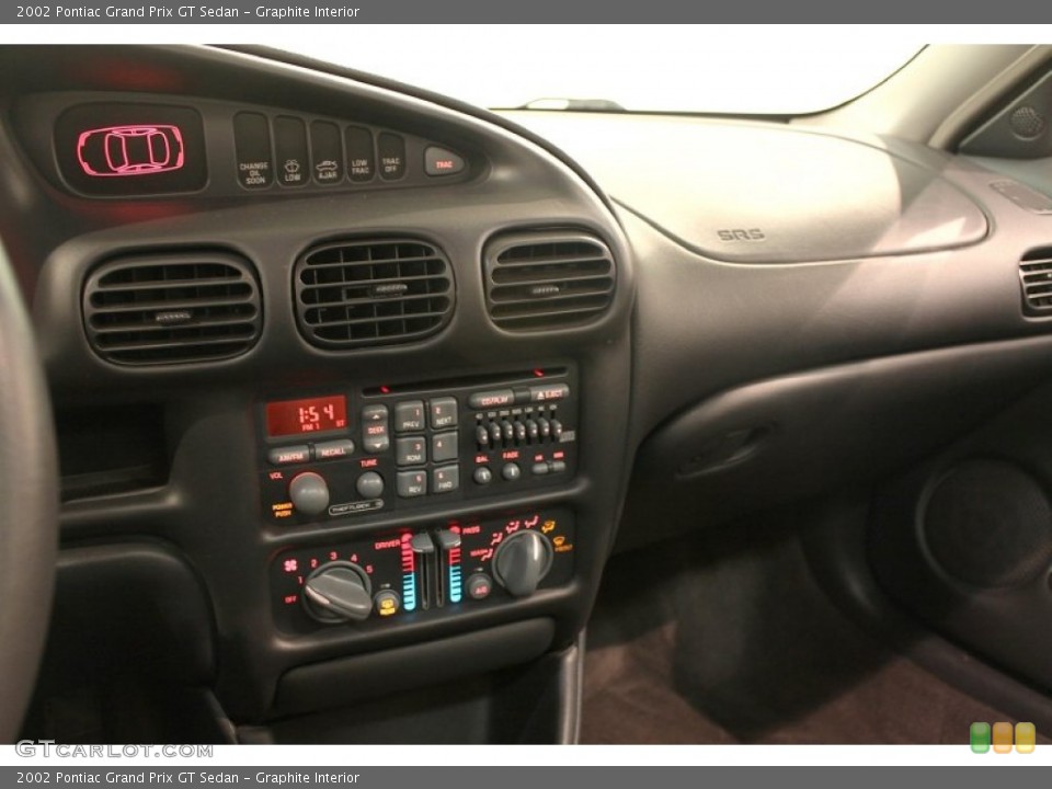 Graphite Interior Controls for the 2002 Pontiac Grand Prix GT Sedan #77495667