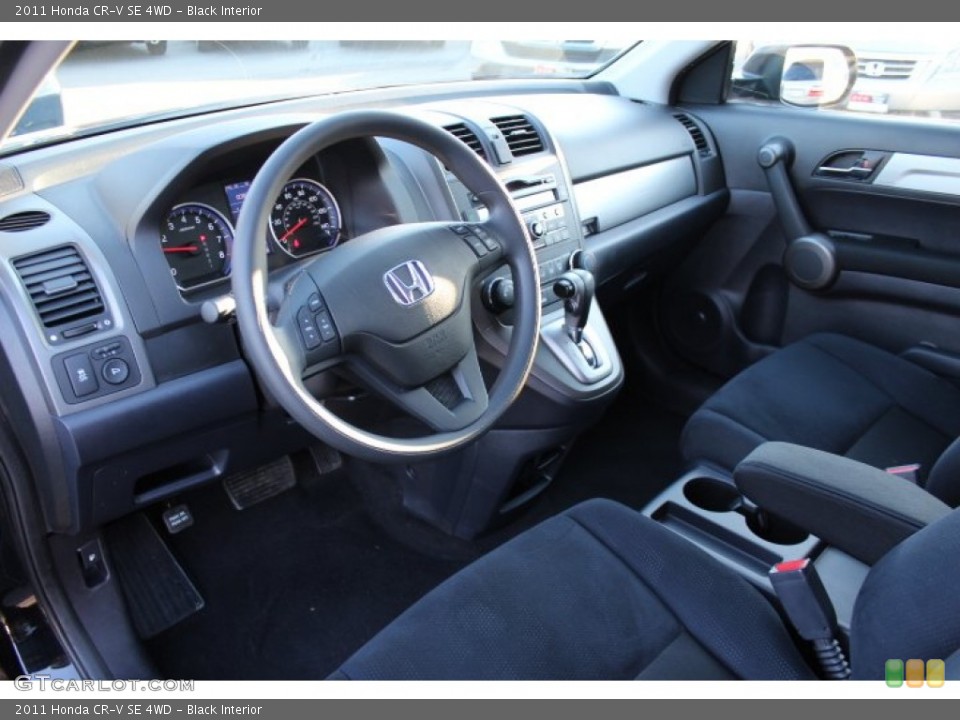Black Interior Prime Interior for the 2011 Honda CR-V SE 4WD #77496497