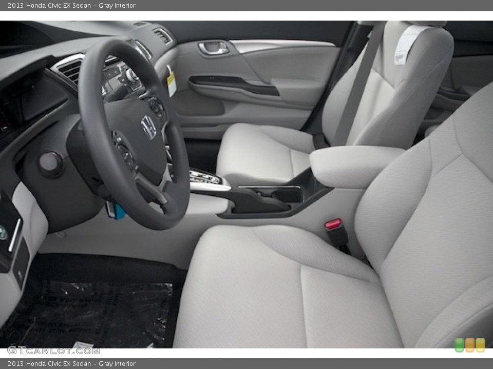 Gray Interior Front Seat for the 2013 Honda Civic EX Sedan #77497355