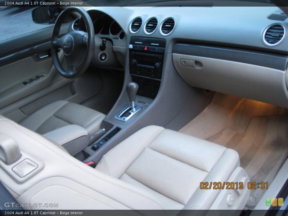 Beige Interior Dashboard for the 2004 Audi A4 1.8T Cabriolet #77498234