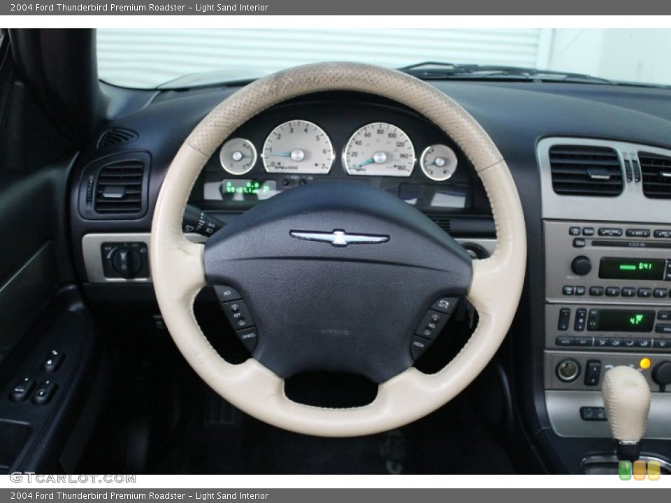 Light Sand Interior Steering Wheel for the 2004 Ford Thunderbird Premium Roadster #77501725