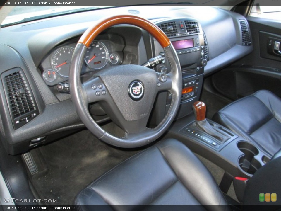 Ebony Interior Prime Interior for the 2005 Cadillac CTS Sedan #77503484