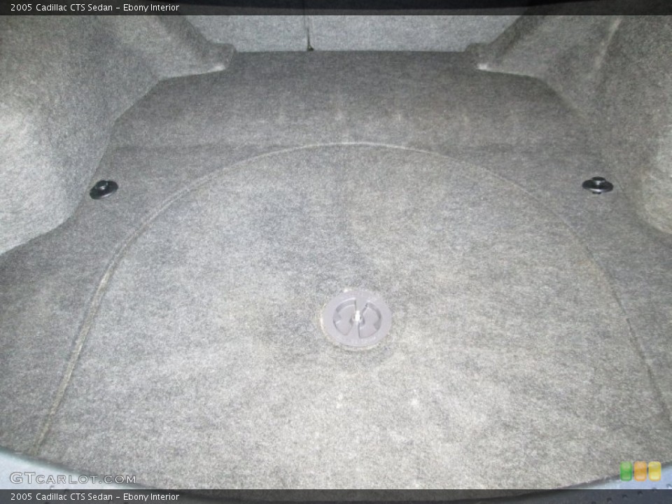 Ebony Interior Trunk for the 2005 Cadillac CTS Sedan #77503751