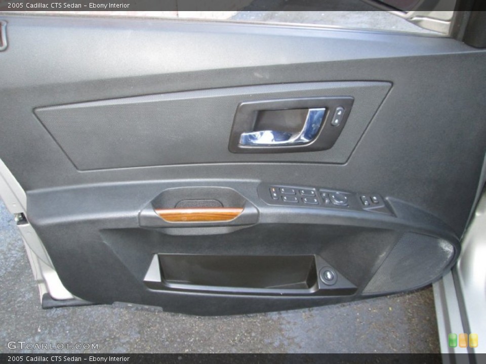 Ebony Interior Door Panel for the 2005 Cadillac CTS Sedan #77503775