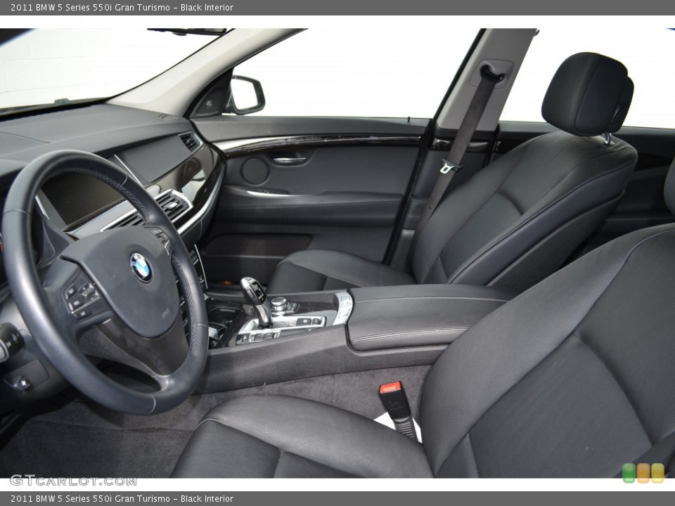 Black Interior Photo for the 2011 BMW 5 Series 550i Gran Turismo #77504456