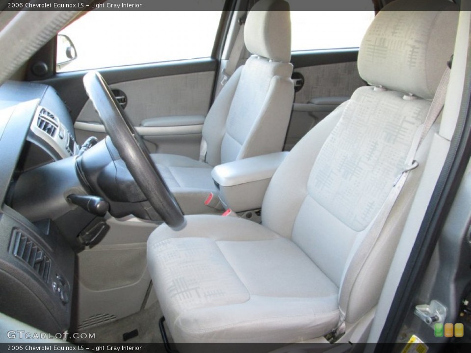 Light Gray Interior Front Seat for the 2006 Chevrolet Equinox LS #77505095