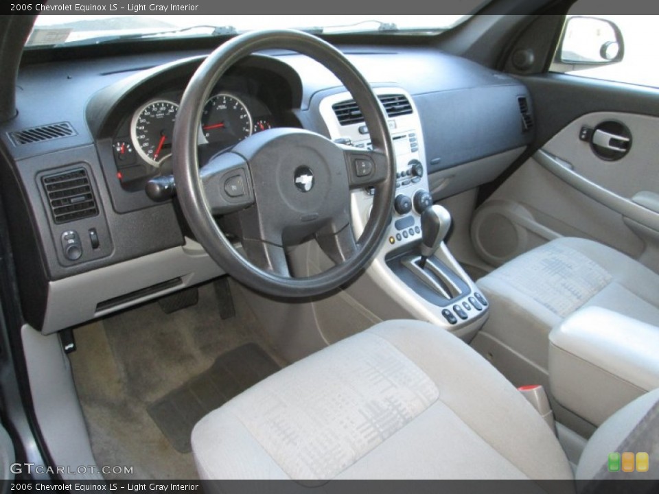 Light Gray Interior Prime Interior for the 2006 Chevrolet Equinox LS #77505141