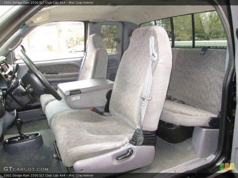 Mist Gray Interior Front Seat for the 2001 Dodge Ram 1500 SLT Club Cab 4x4 #77505770