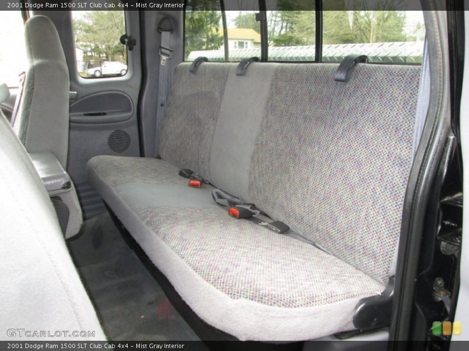 Mist Gray Interior Rear Seat for the 2001 Dodge Ram 1500 SLT Club Cab 4x4 #77505890