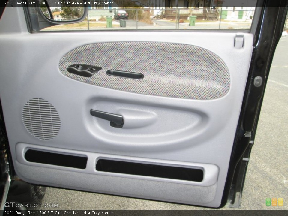 Mist Gray Interior Door Panel for the 2001 Dodge Ram 1500 SLT Club Cab 4x4 #77506097