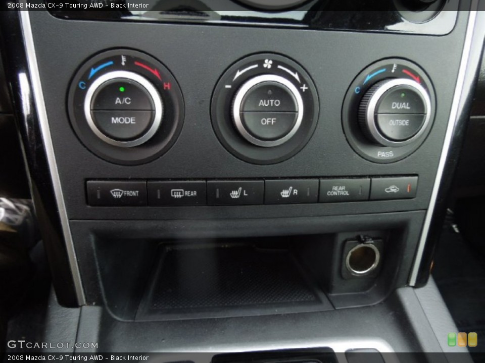 Black Interior Controls for the 2008 Mazda CX-9 Touring AWD #77506942