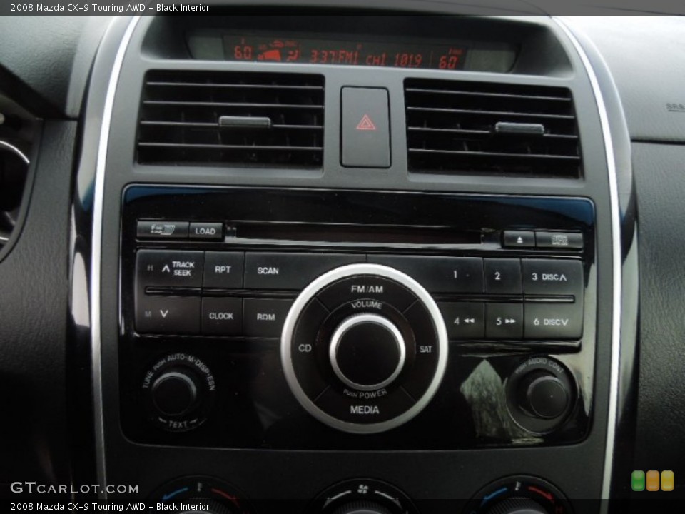 Black Interior Controls for the 2008 Mazda CX-9 Touring AWD #77506967
