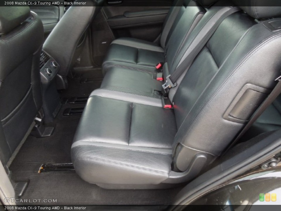Black Interior Rear Seat for the 2008 Mazda CX-9 Touring AWD #77507053
