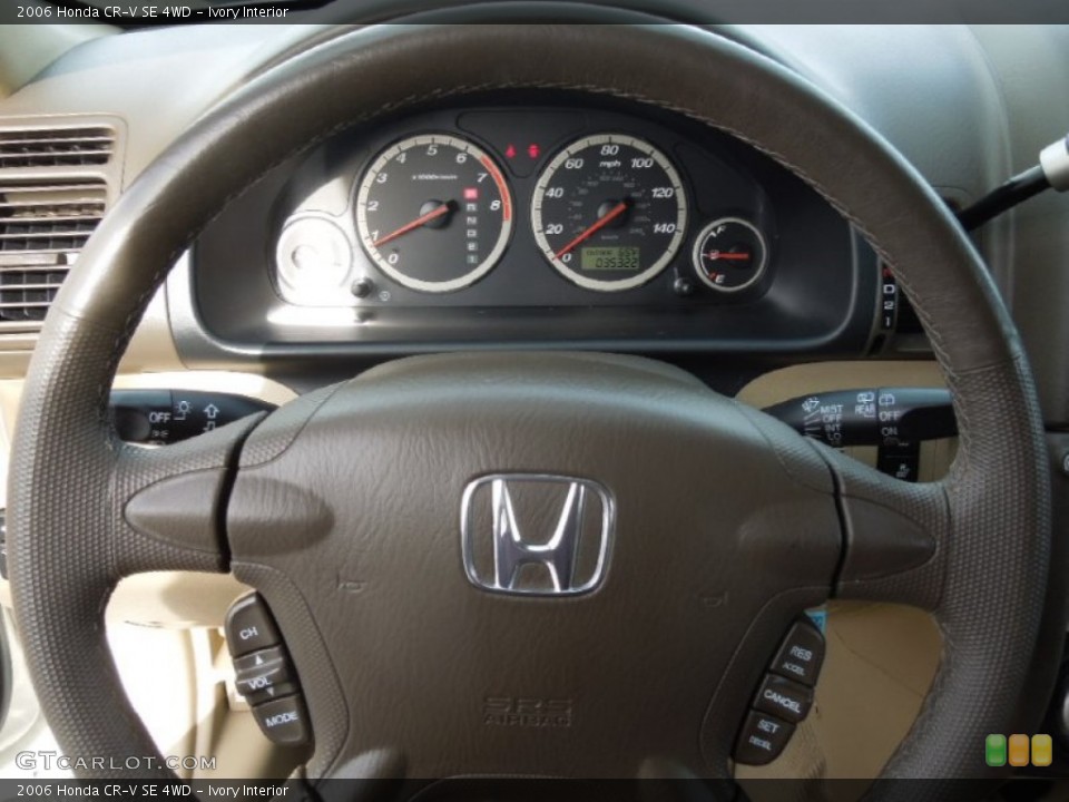 Ivory Interior Steering Wheel for the 2006 Honda CR-V SE 4WD #77507646