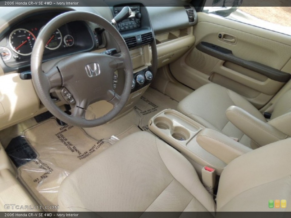 Ivory Interior Prime Interior for the 2006 Honda CR-V SE 4WD #77507834