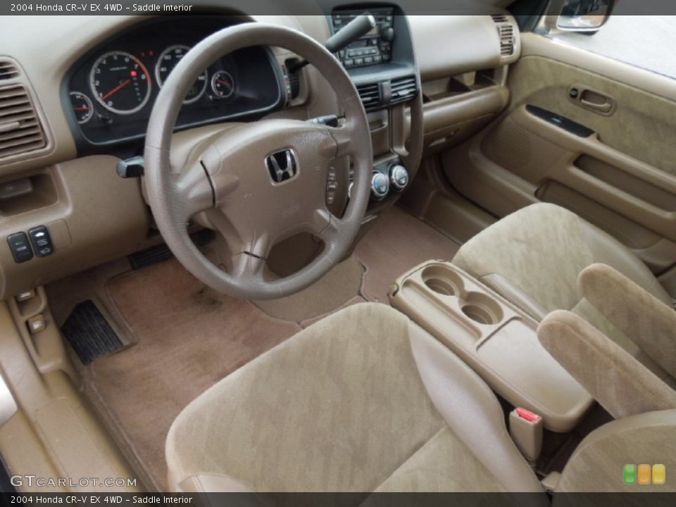 Saddle Interior Prime Interior for the 2004 Honda CR-V EX 4WD #77509018