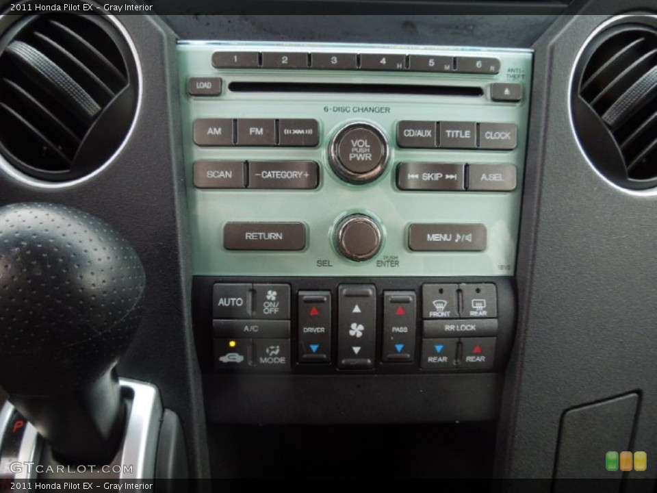 Gray Interior Controls for the 2011 Honda Pilot EX #77509344